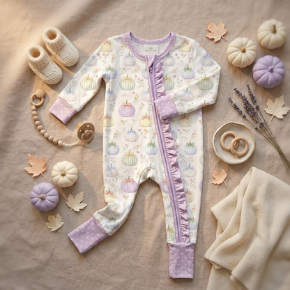 Pastel Pumpkins, yes please Bamboo Zippie