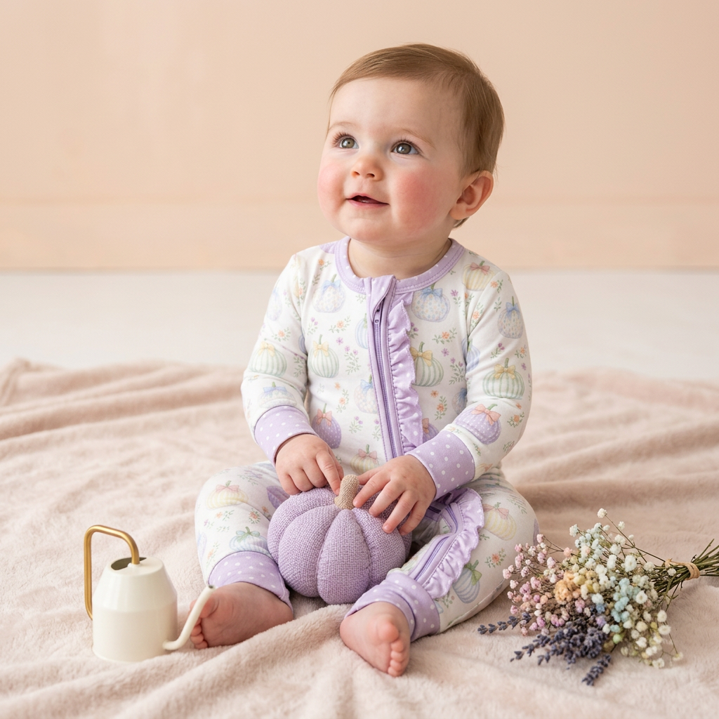 Pastel Pumpkins, yes please Bamboo Zippie
