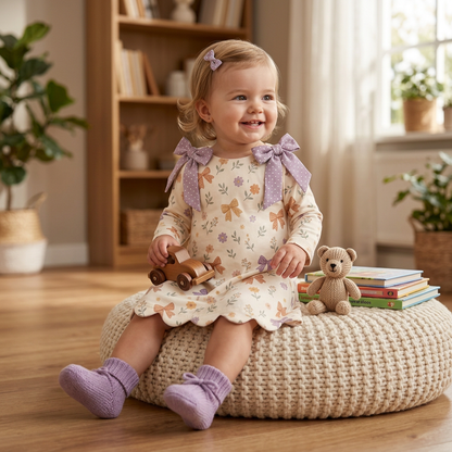 Fall floral  a line dress