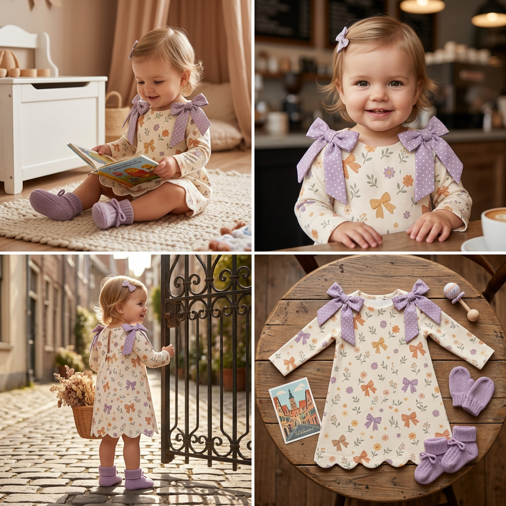 Fall floral  a line dress