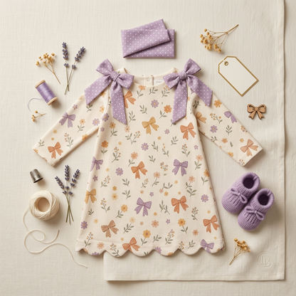 Fall floral  a line dress