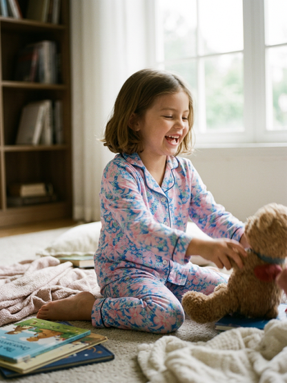 Daisy bamboo pajama set