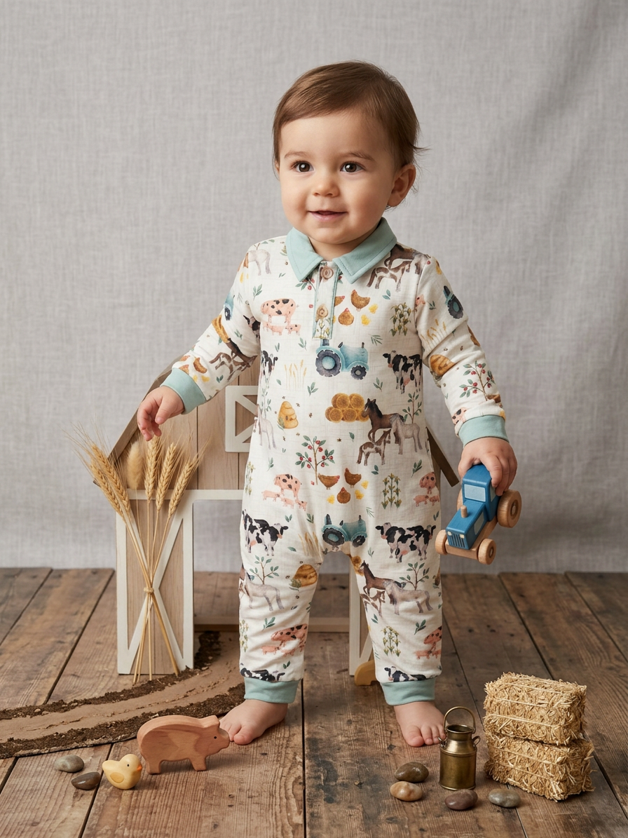 Cotton Farm Romper