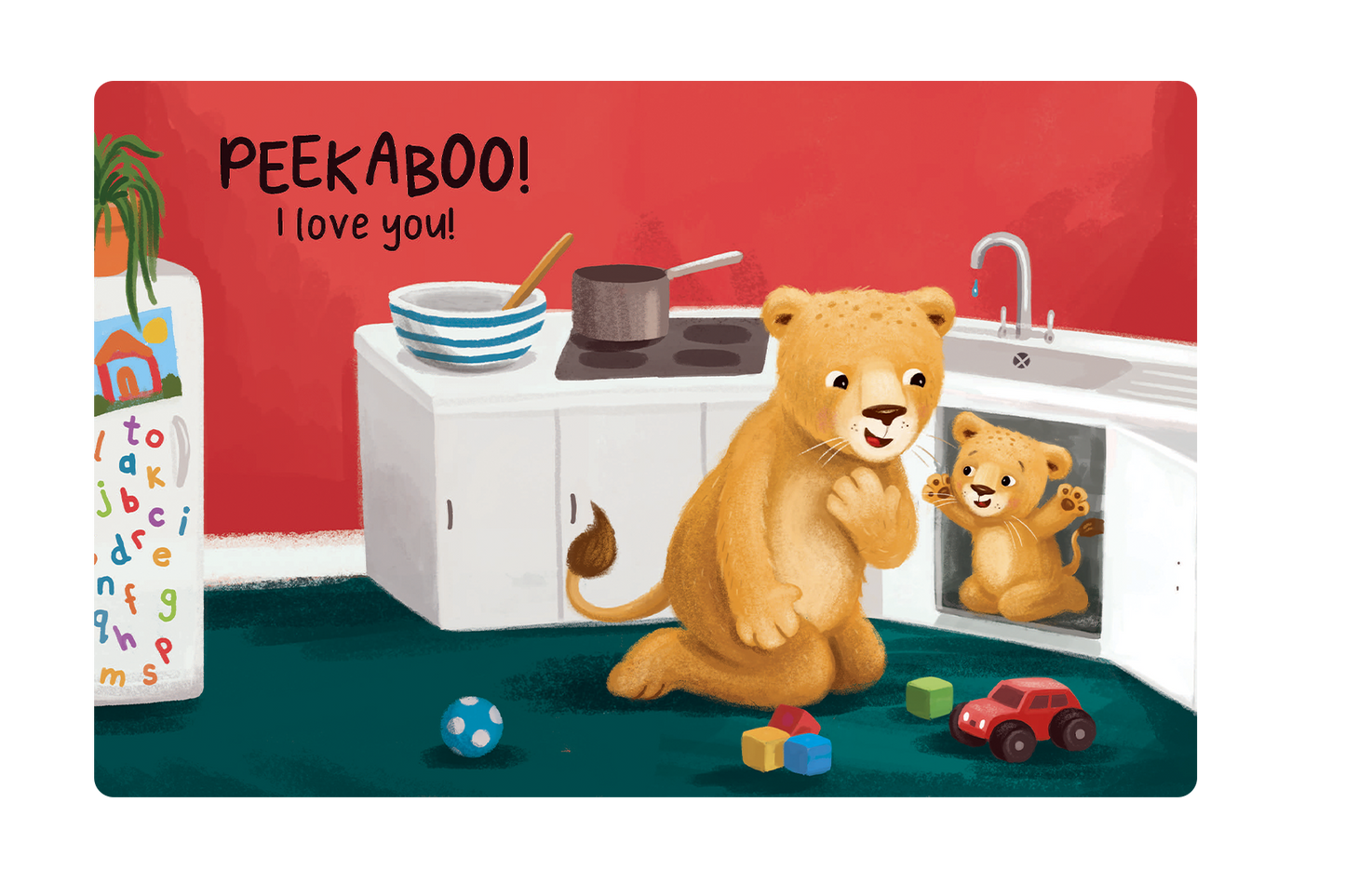 Peekaboo, I Love You- Children's Padded Board Book