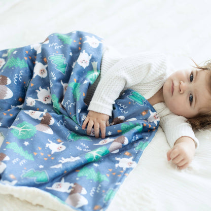 Baby & Toddler Minky Blanket - Yeti Dreams