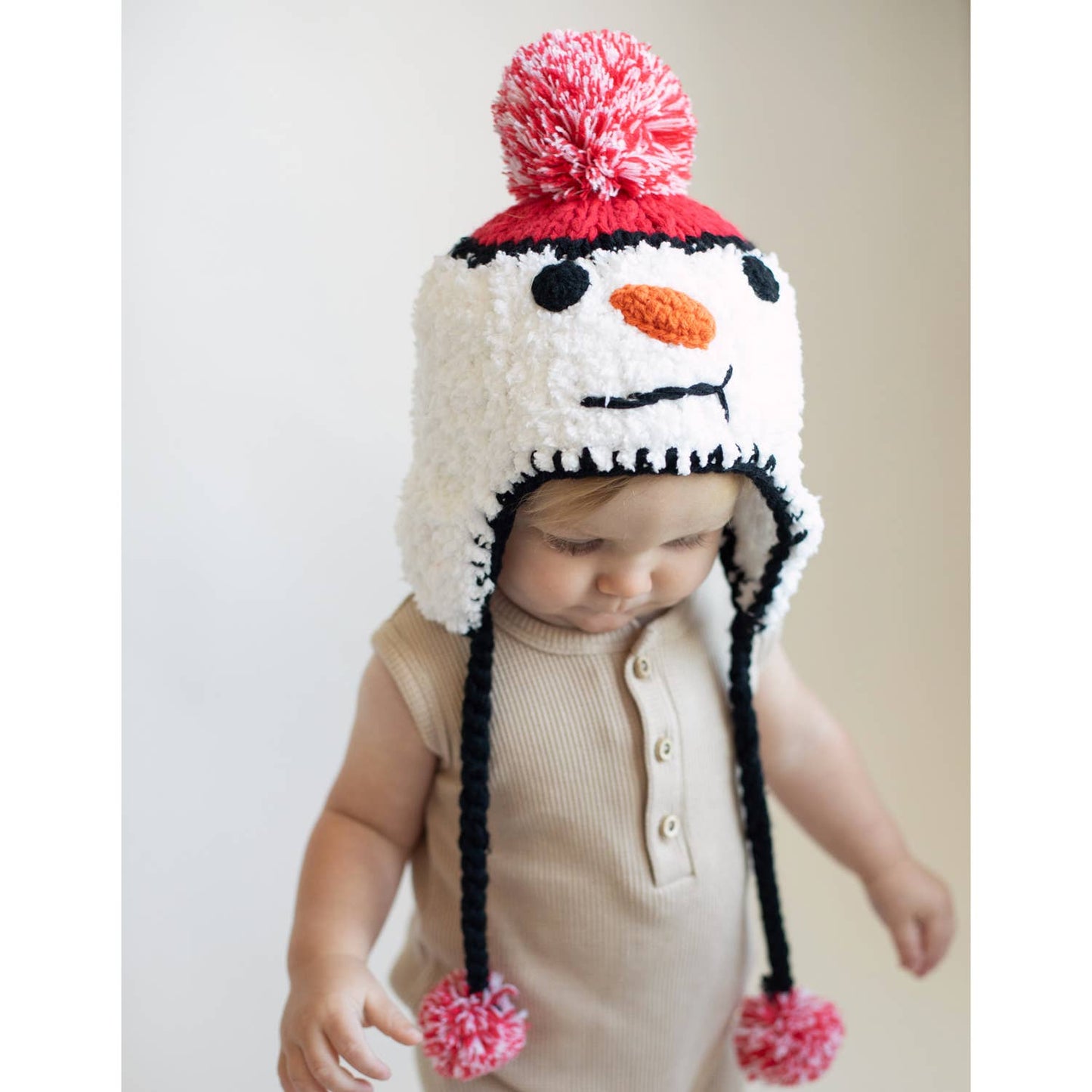 Snowman Beanie Hat Baby & Kids