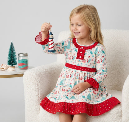 Bamboo festive Beach Christmas dress