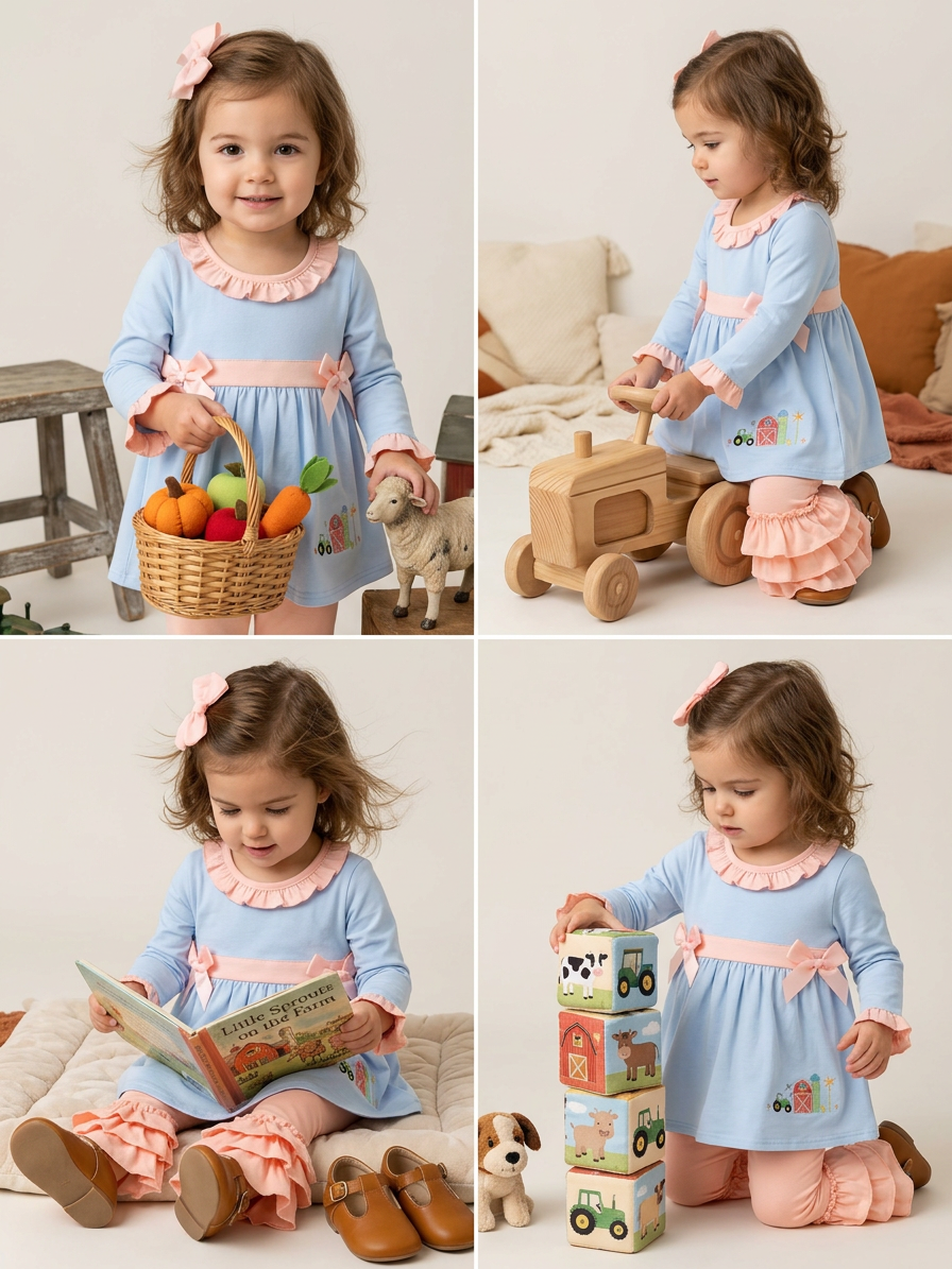 Farm Girl  two piece set