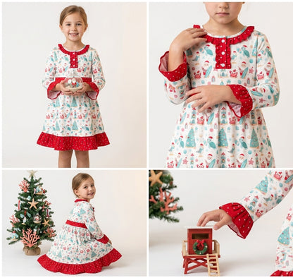 Bamboo festive Beach Christmas dress
