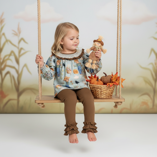 Scarecrow with legging pant set