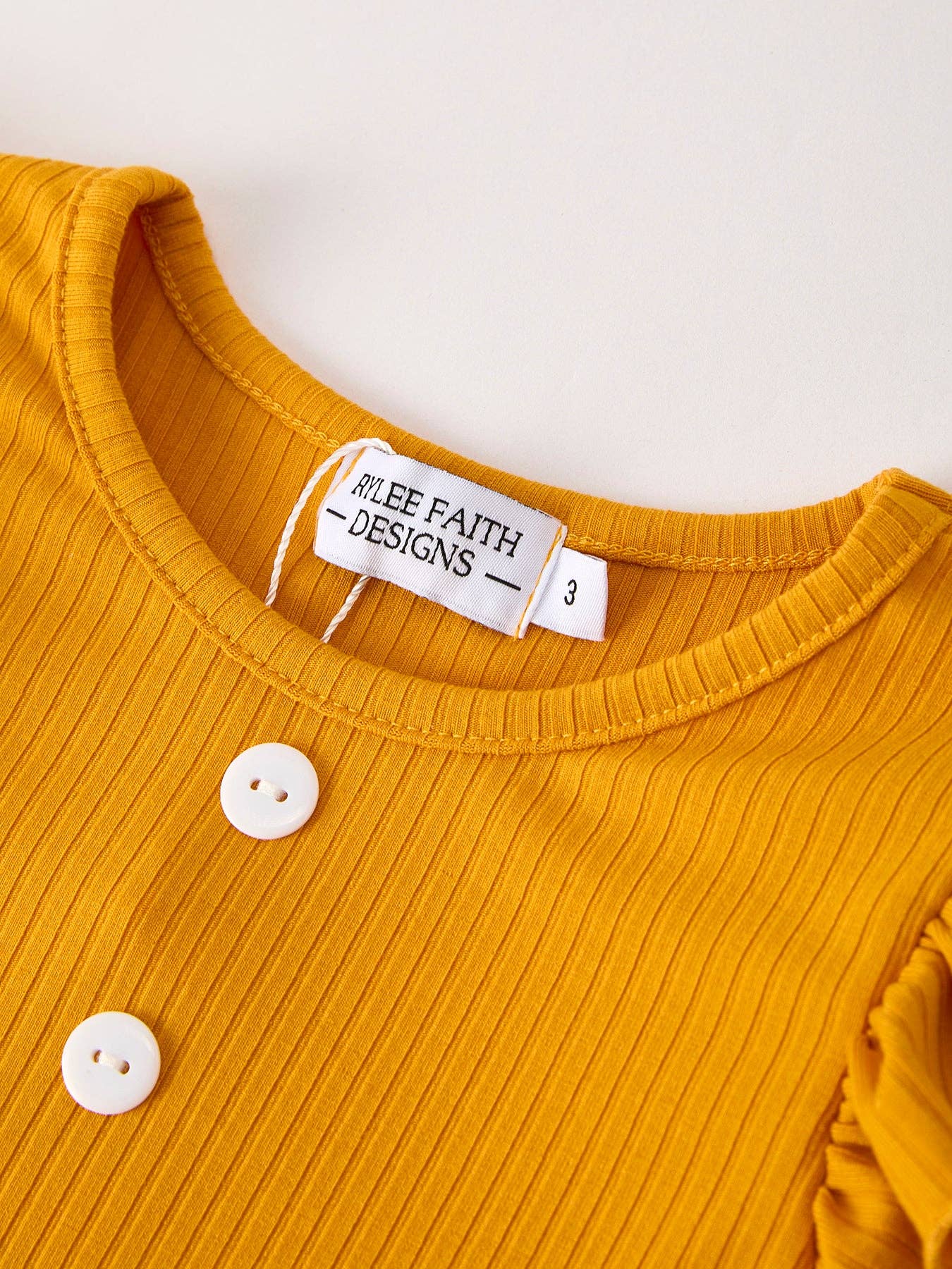 Fall Halloween & Thanksgiving Pumpkin Turkey Print Girls Long Sleeve Set