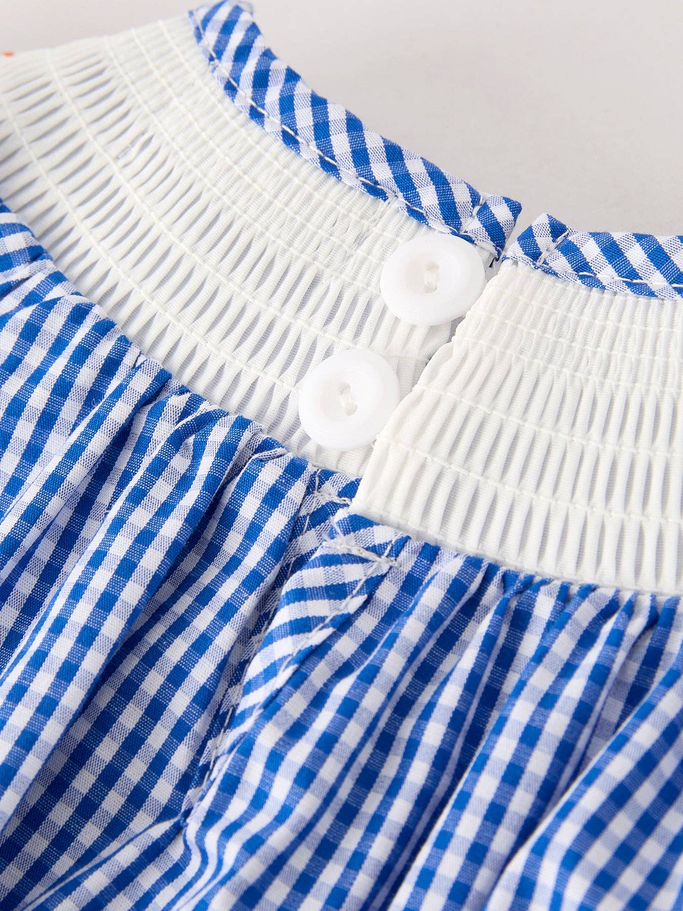 Fall Thanksgiving & Halloween Truck Smock Embroidery Baby Girl Romper