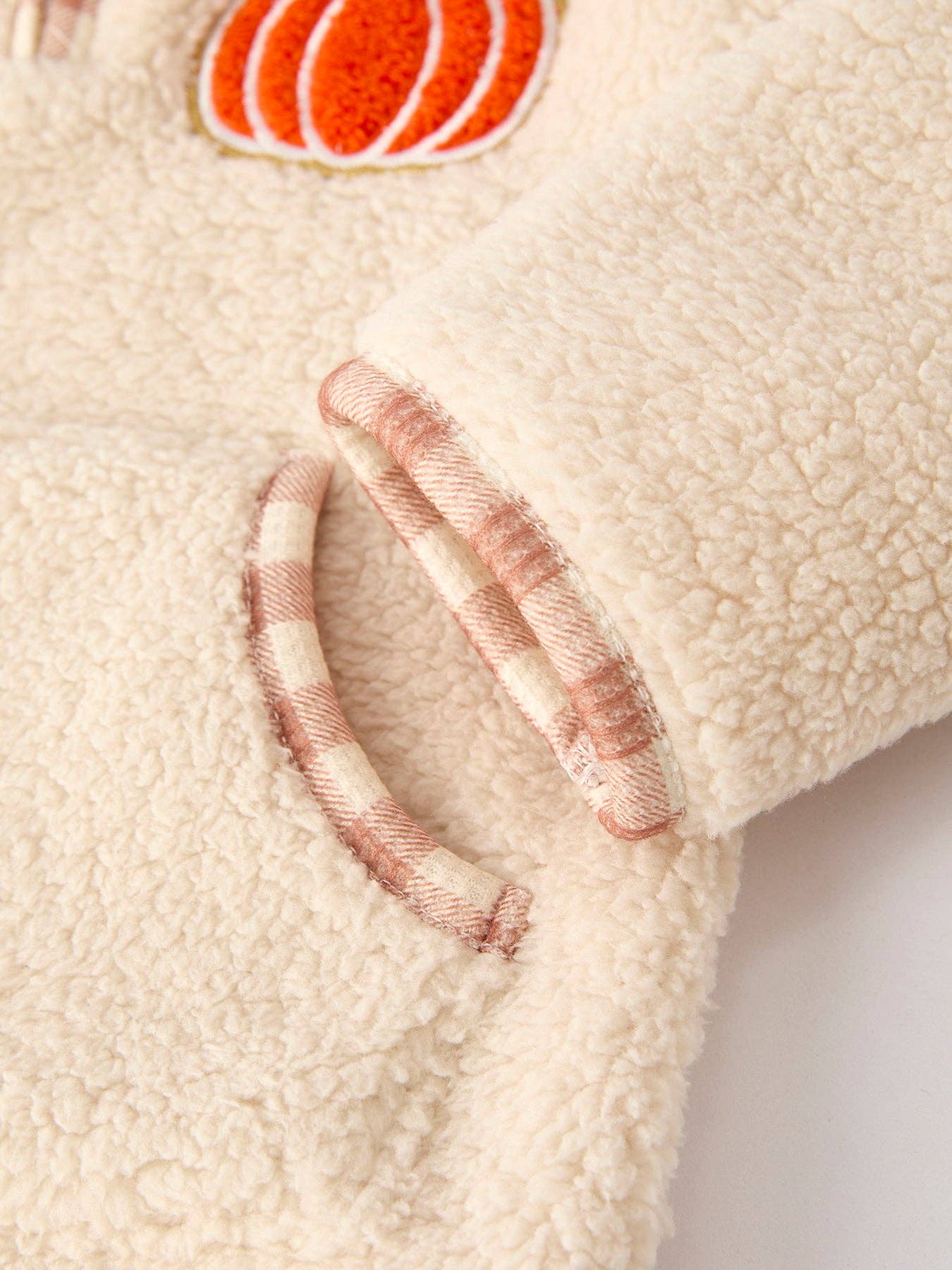 Thanksgiving Girls Fall Winter Furry Top Plaid Pants with Matching Headband