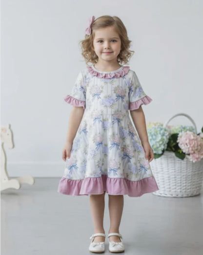 Hydrangea Dreams Bamboo Twirl Dress